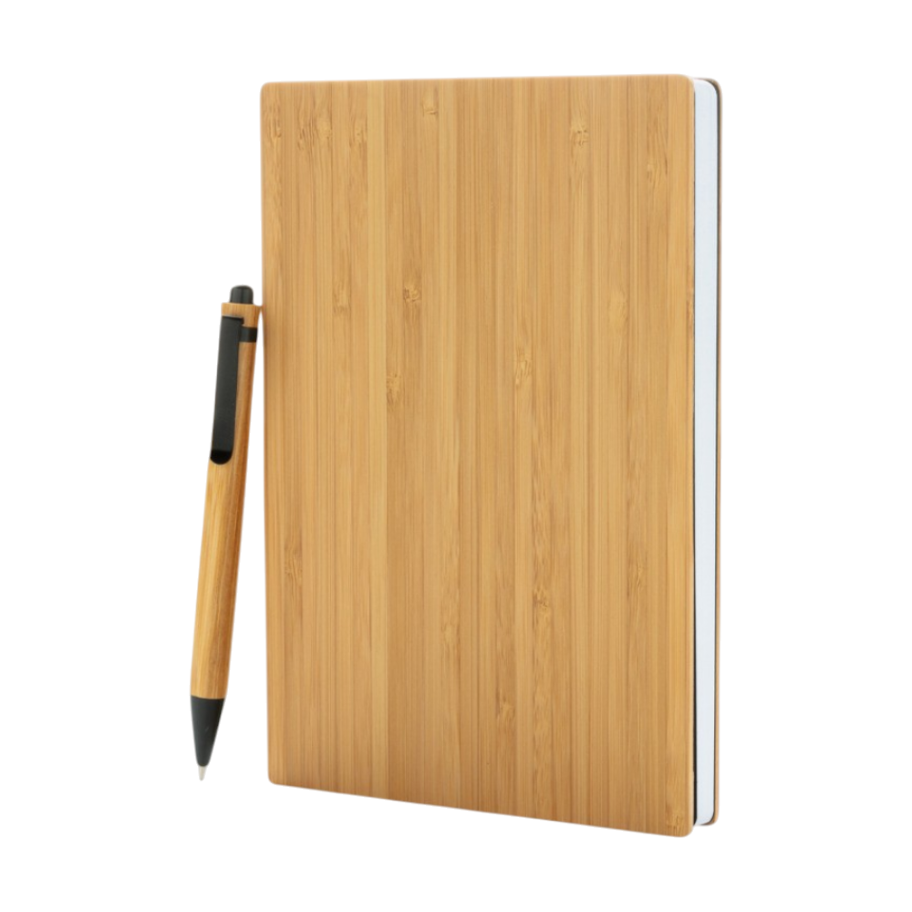 A5 Bamboo Notebook & Pen Set [a5bamboonotebookpenset]