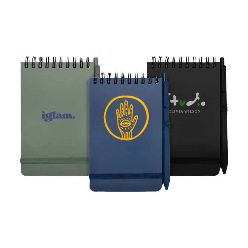 A6 Ocean Bound Notebook with Pen [a6oceanboundhardcovernotebookwithpen]