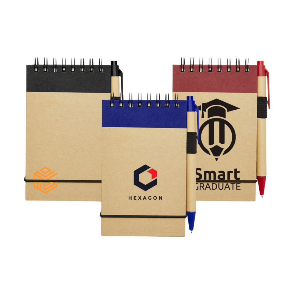 A7 Recycled Jotter Notepad and Pen