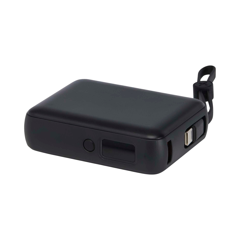 Acrux Power Bank 10000 mAh Recycled ABS Plastic [acrux10000mah35wtabletpowerbankwithbuiltintypeccable]