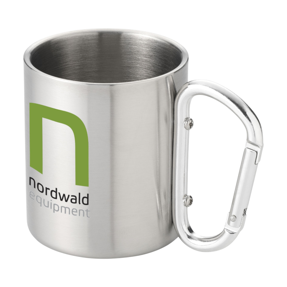 Alps Insulated Mug with Carabiner [alps200mlinsulatedmugwithcarabiner]
