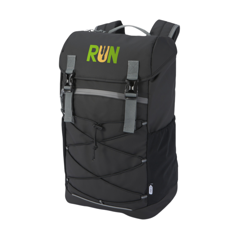 Aqua 15.6 inch GRS Recycled Water Resistant Laptop Backpack [aqua156grsrecycledwaterresistantlaptopbackpack23l]