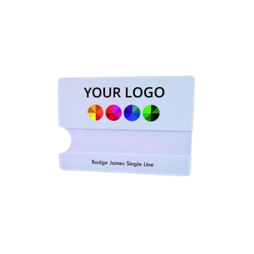 Badge James - Single line window