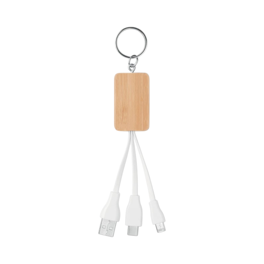 Bamboo 3-in-1 Cable Clauer [clauerbamboo3in1cable]