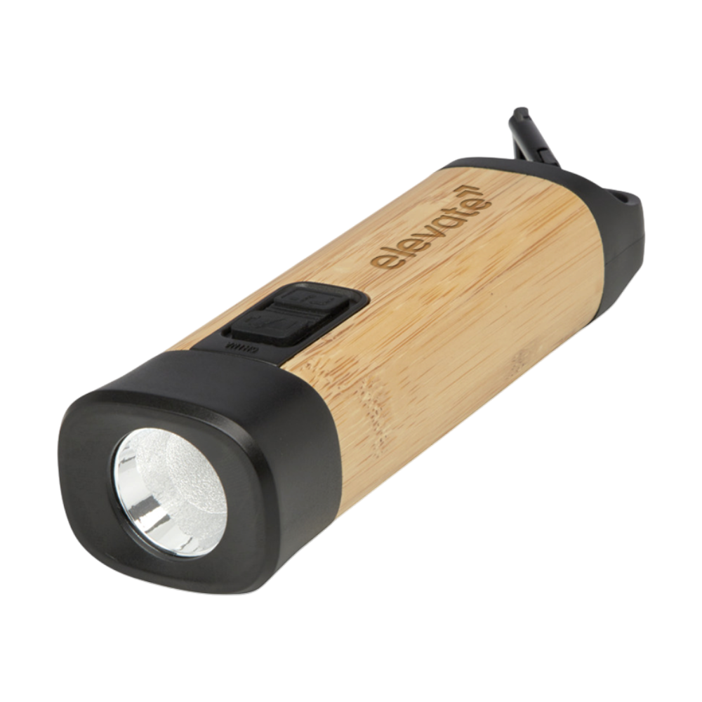 Bamboo RCS Recycled Plastic Torch with Carabiner [kumabamboorcsrecycledplastictorchwithcarabiner]