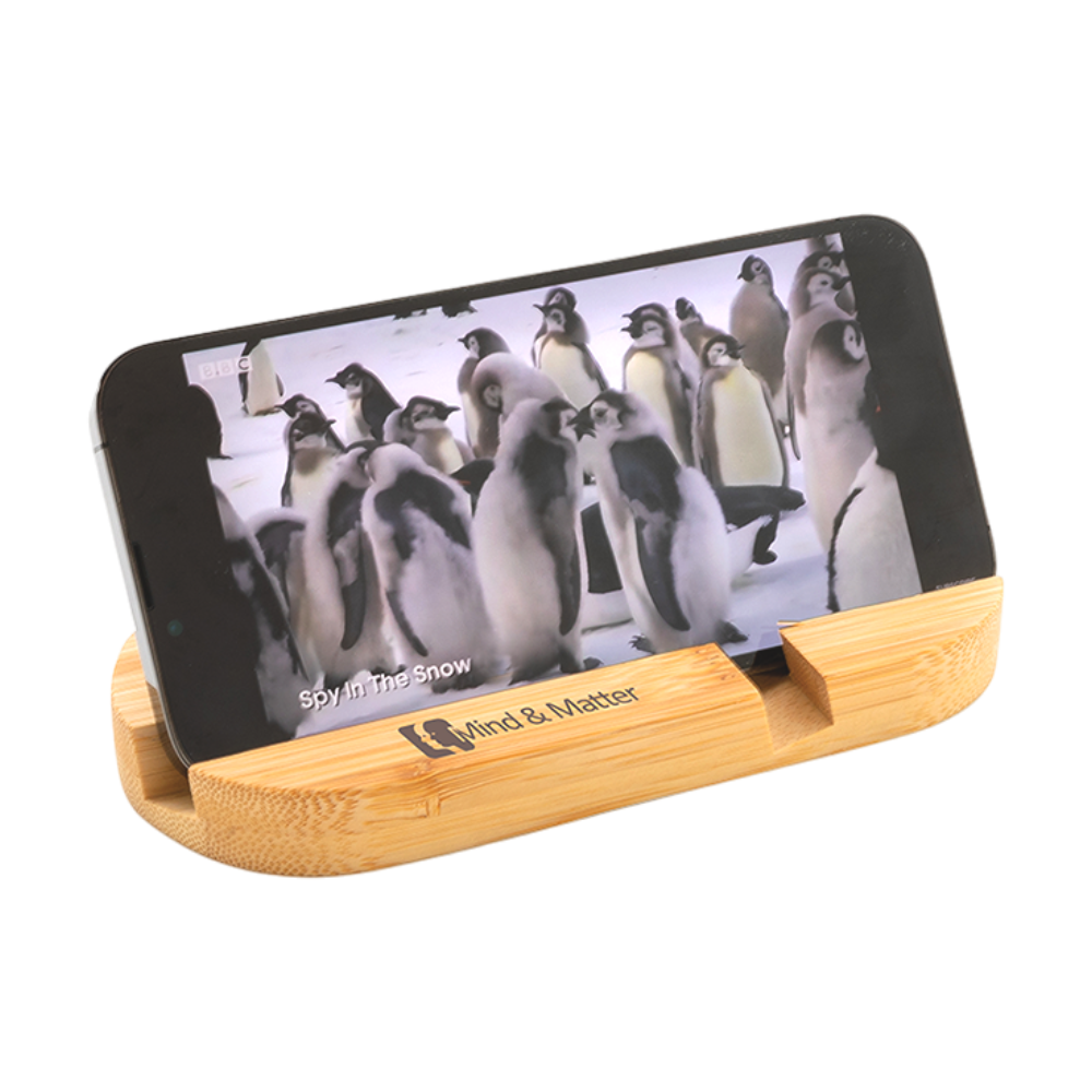 Bamboo Tablet and Phone Holder [bambootabletandphoneholder]
