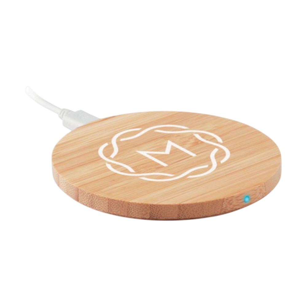 Bamboo Wireless Charger 5W [rundowirelesschargerbamboo5w]