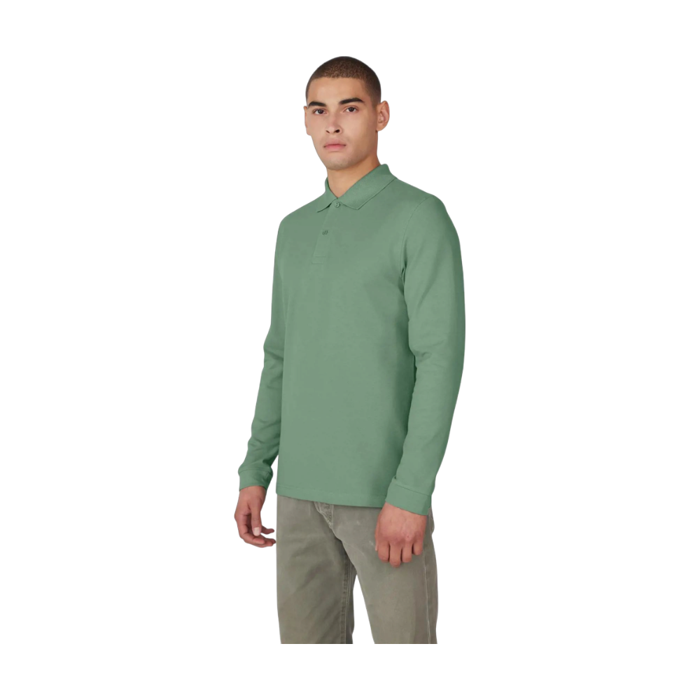 B&C | My Polo LSL Mediumweight Polo [bandcmypolo210lsl5pu427u]
