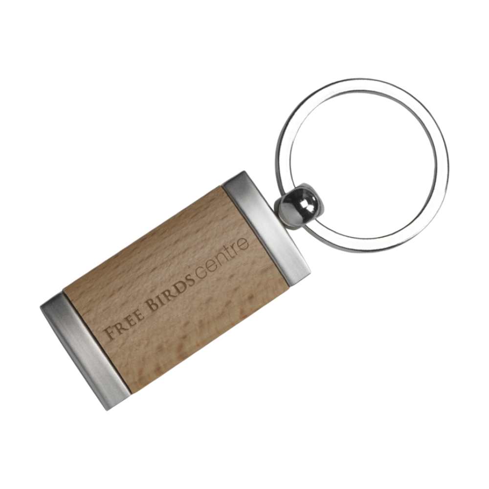 Beech Wood Keyring [midwaykeyring]