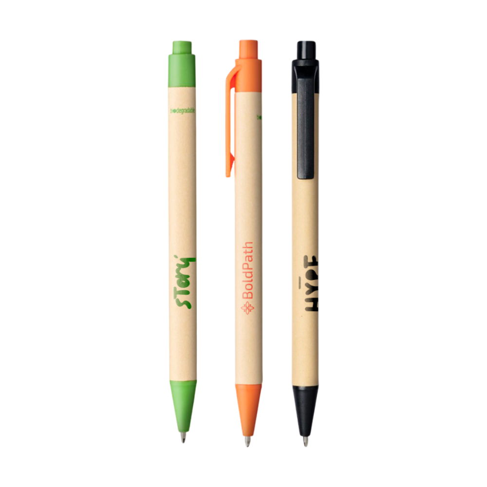 Berk Recycled Carton and Corn Plastic Ballpoint Pen [berkrecycledcartoncornplasticpen]