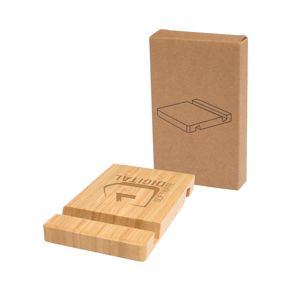 Bubup Bamboo Tablet and Phone Stand [bubupbamboo2angledtabletandphonestand]