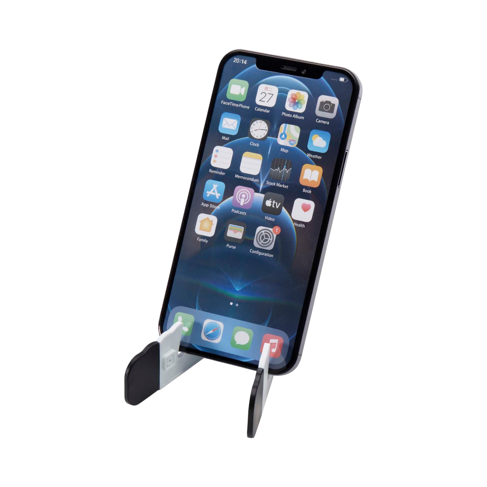 Buna Recycled Plastic Foldable Tablet and Phone Stand [bunarecycledplasticfoldabletabletandphonestand]