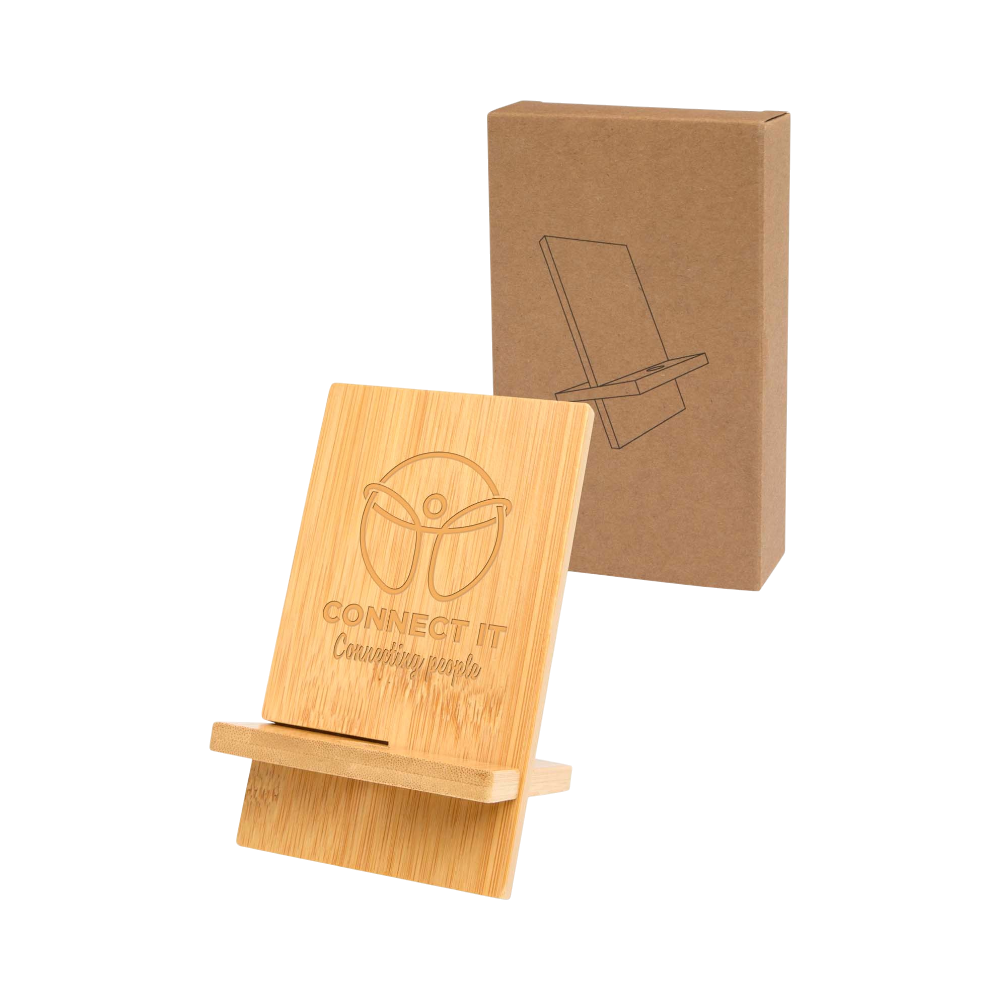 Ceibo Detachable Bamboo Phone Stand [ceibodetachablebamboophonestand]