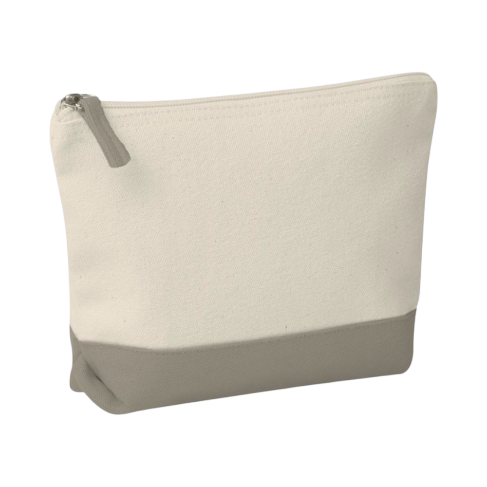 Cotton Bicolour Cosmetic Bag [kleurenbicolourcottoncosmeticbag]
