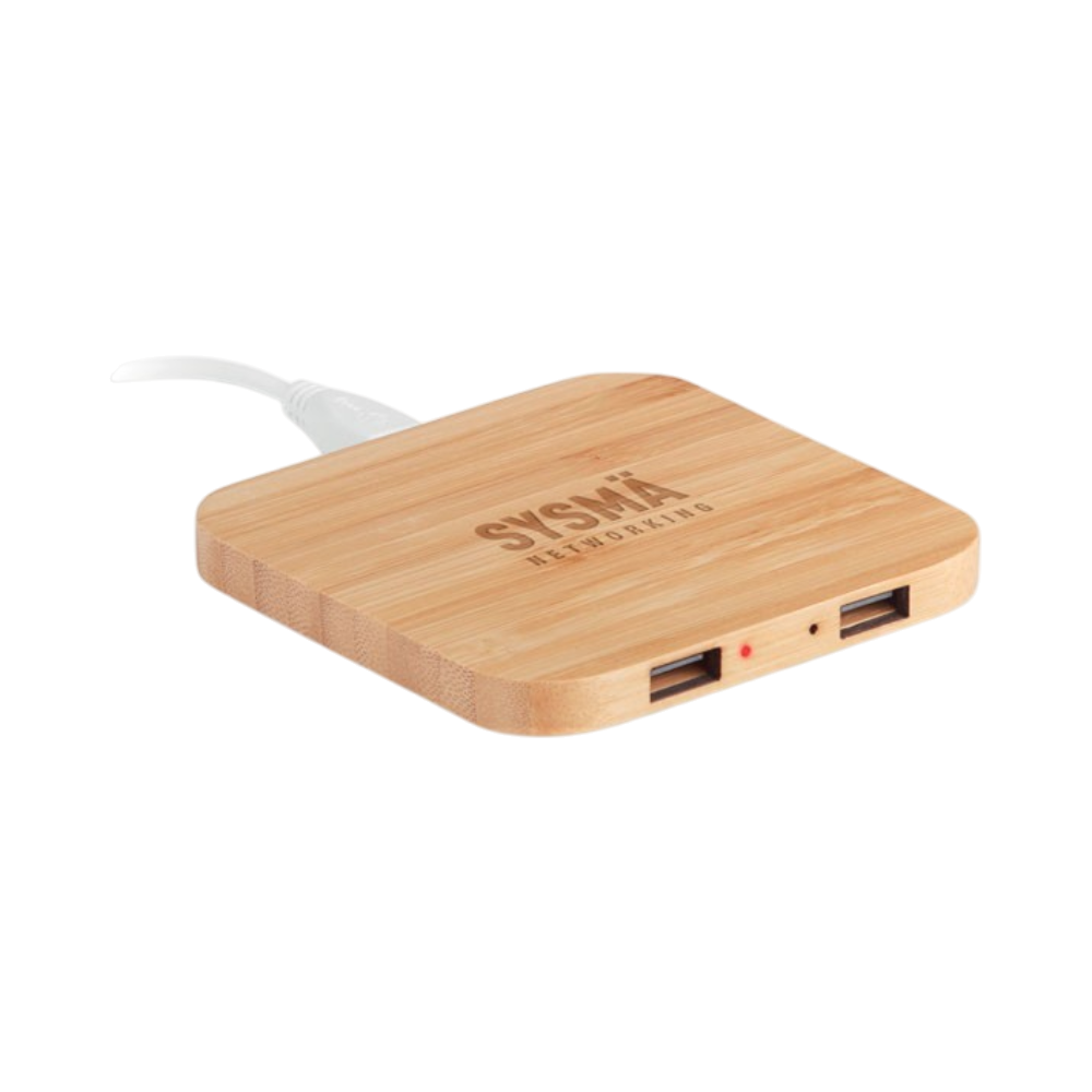 CUADRO Bamboo Wireless Charge Pad [cuadrobamboowirelesschargepad5w]