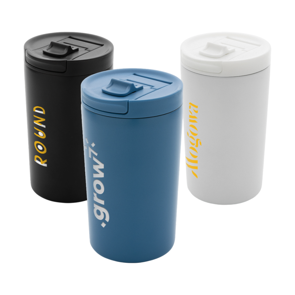 Eco-Friendly Vacuum Insulated Mug | 300 ml [rcsrssdoublewallvacuumleakprooflockmugct3up1]