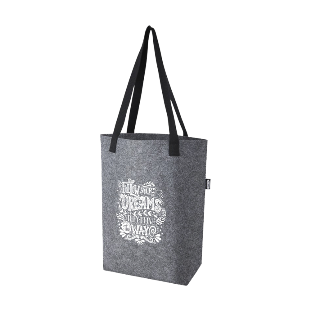 Felta GRS Recycled Felt Tote Bag [feltagrsrecycledfeltbagwidebottom]