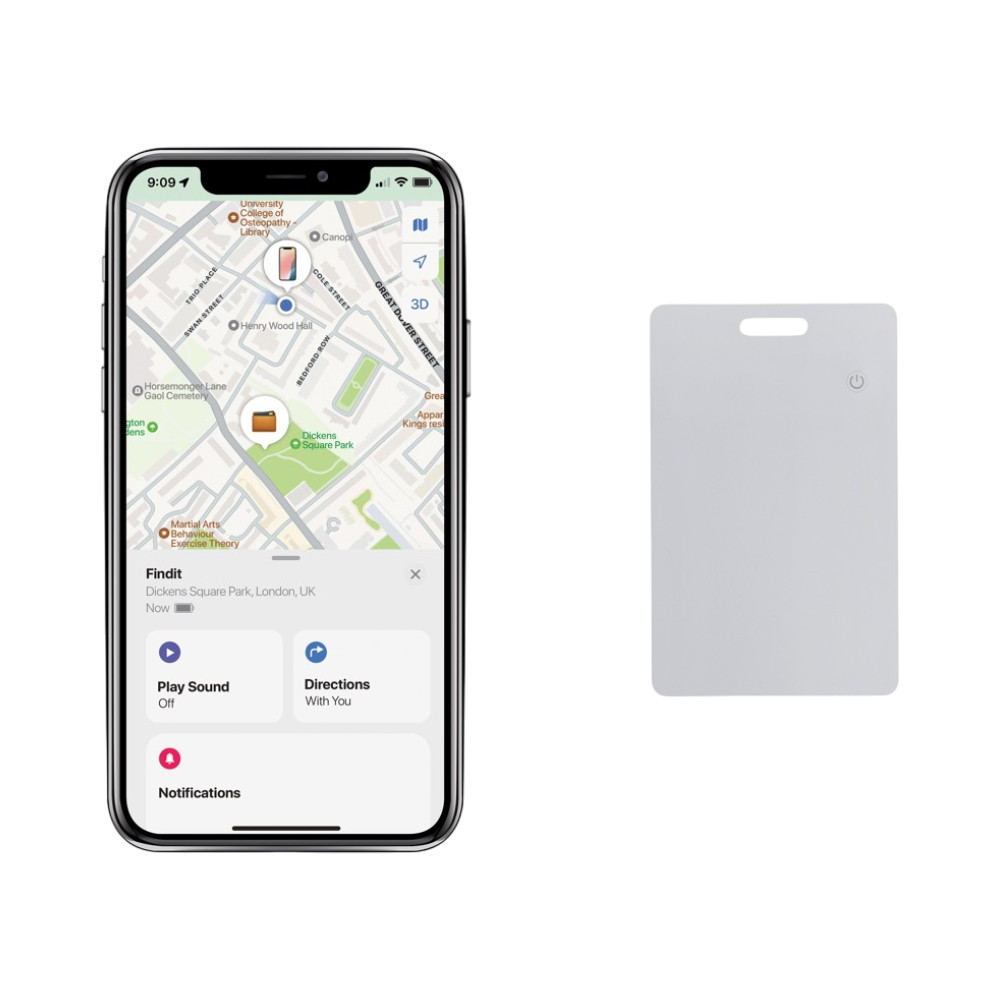 Findit RCS Recycled ABS Ultra-Thin Finder Card [finditrcsrplasticultrathinfindercardrechargeable]