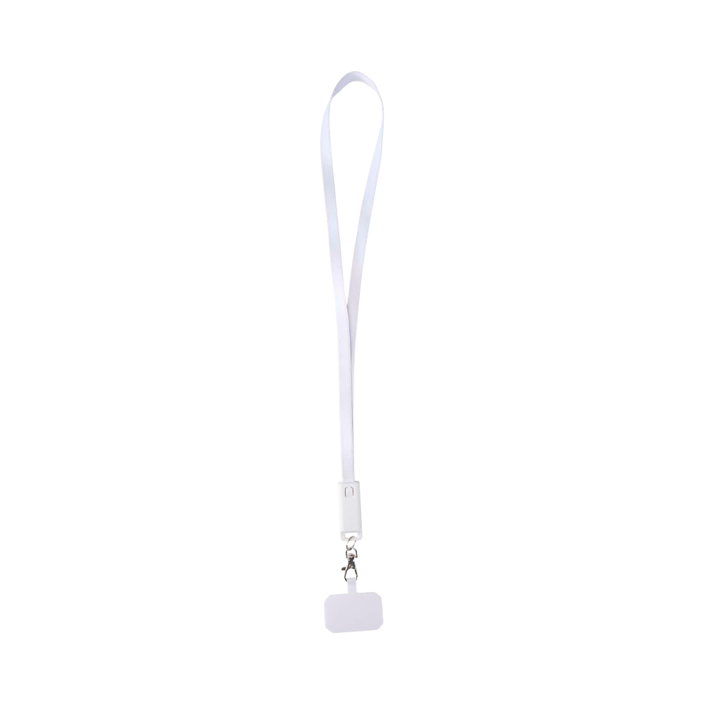 Franz Recycled ABS Plastic Smartphone Lanyard [franzrecycledplasticsmartphonelanyardwithbuiltindatasyncand65]