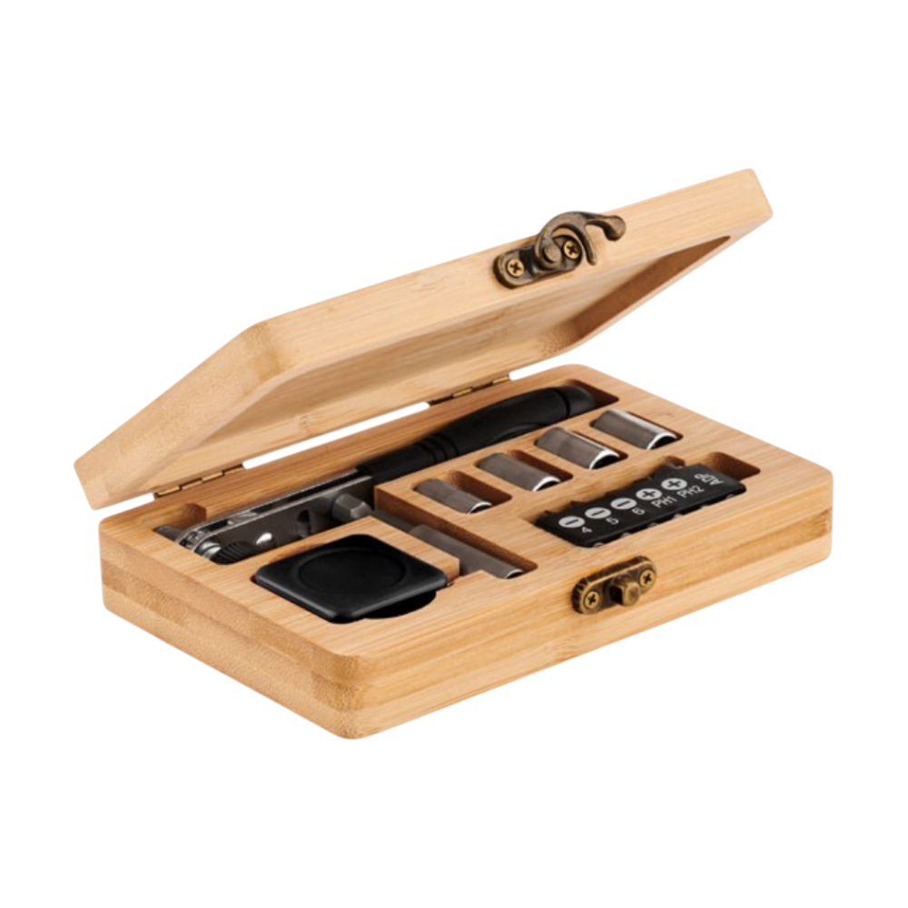 FUROBAM Tool Set Bamboo Case [furobam13piecetoolsetbamboocase]