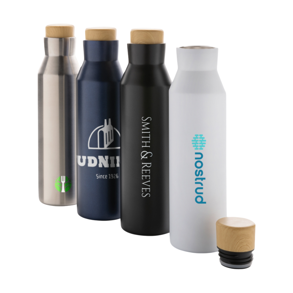 Gaia RCS Stainless Steel Vacuum Bottle 600 ml [gaiarecycledstainlesssteelvacuumbottle]