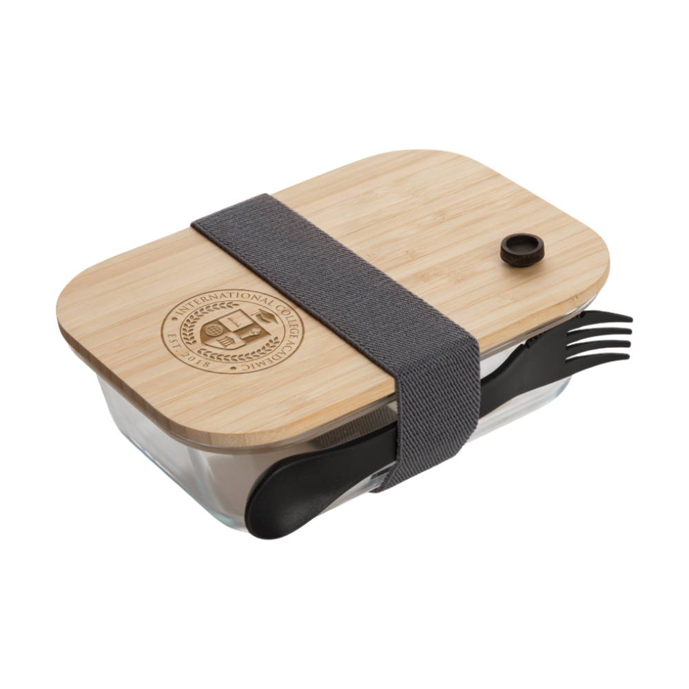 Glass Lunchbox with Bamboo Lid [glasslunchboxwithbamboolid]