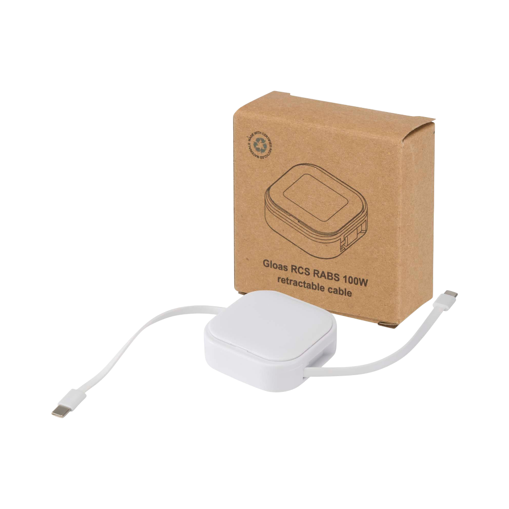 Gloas Recycled Retractable Charge Cable & Tool Kit [gloas5in1recycledretractabledatasyncand100wfastchargecable]