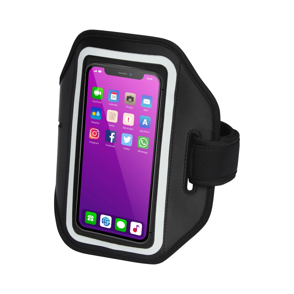 Haile Reflective Smartphone Bracelet [hailereflectivesmartphonebraceletwithtransparentcover]