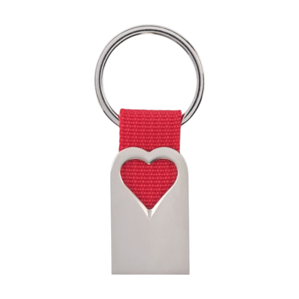 Heart Metal Key Ring [bonheurheartmetalkeyring]