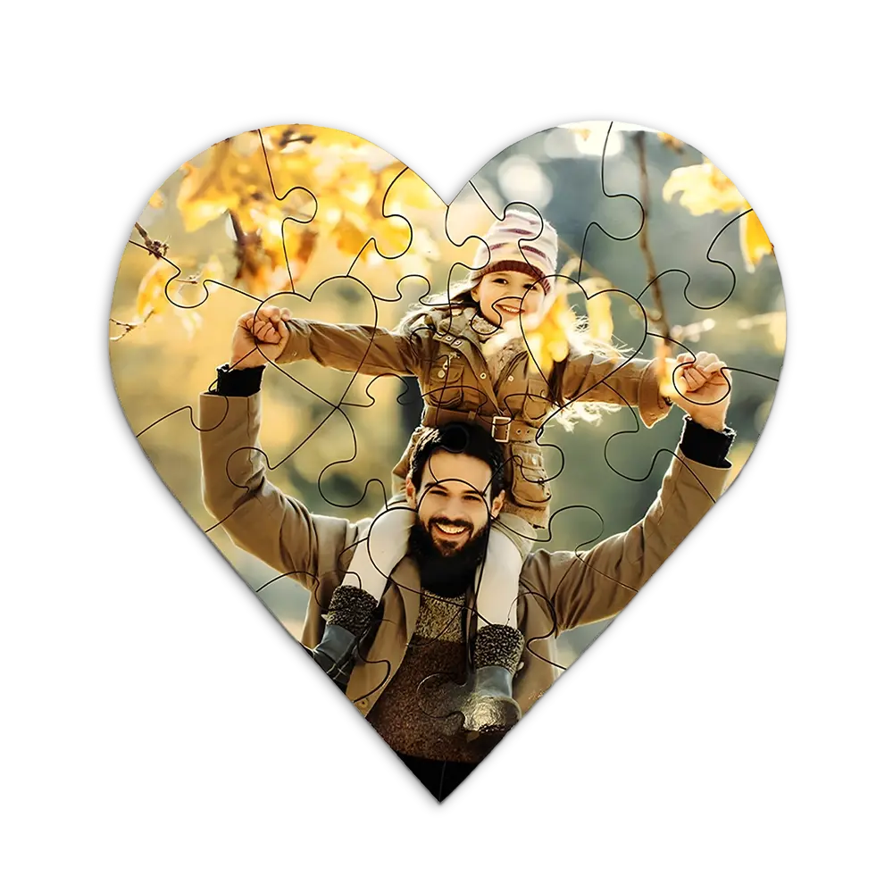 Heart-Shaped Jigsaw Puzzle