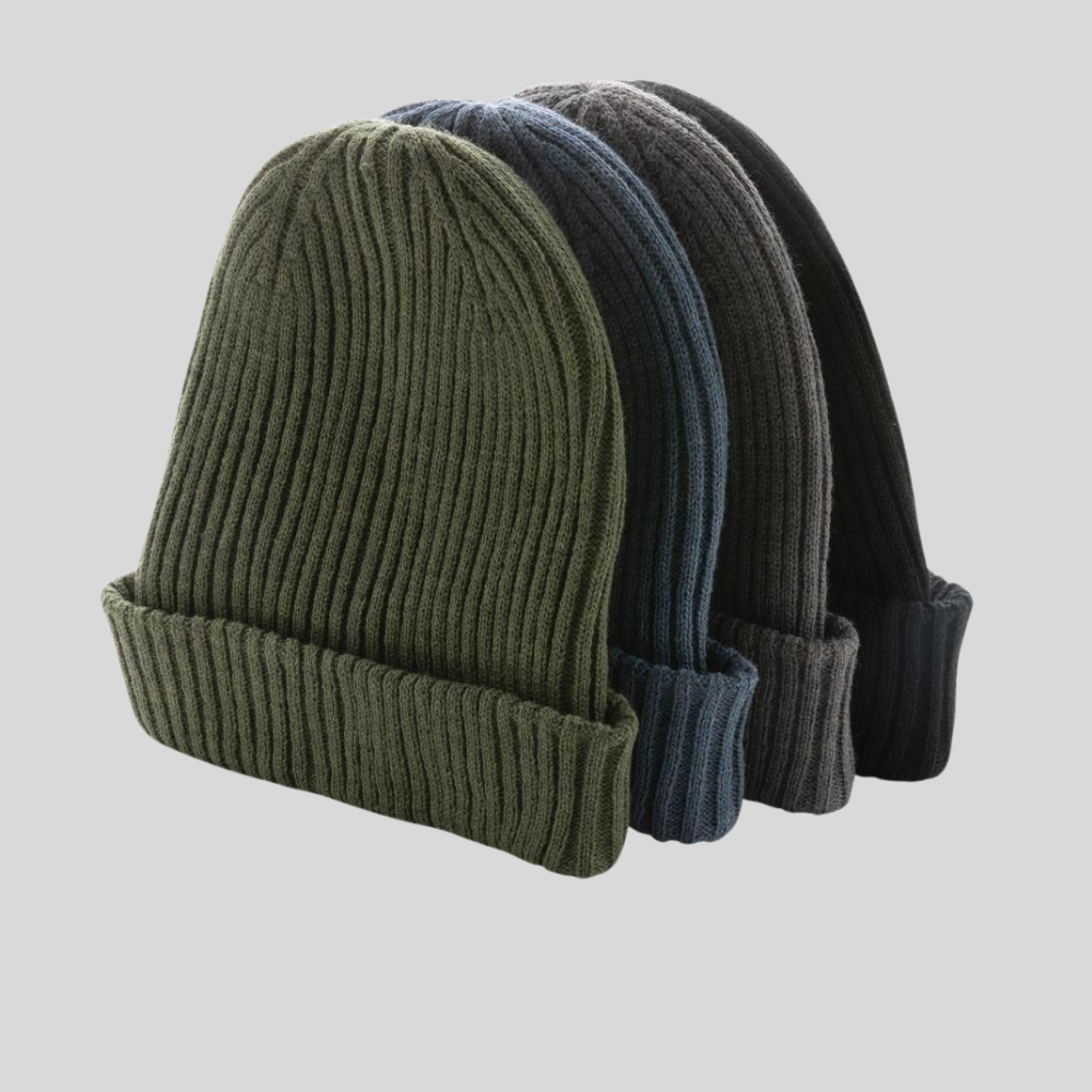 Impact Aware Double Layered Beanie [beaniesknittedpolylanaimpactaware]