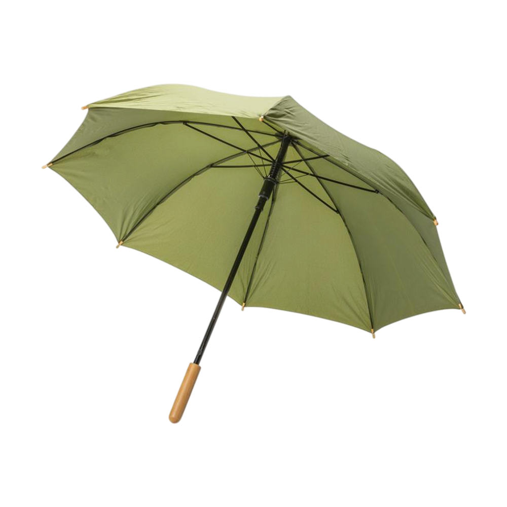Impact AWARE Recycled PET Bamboo Umbrella [impactawarerpet190tautoopenbambooumbrella]