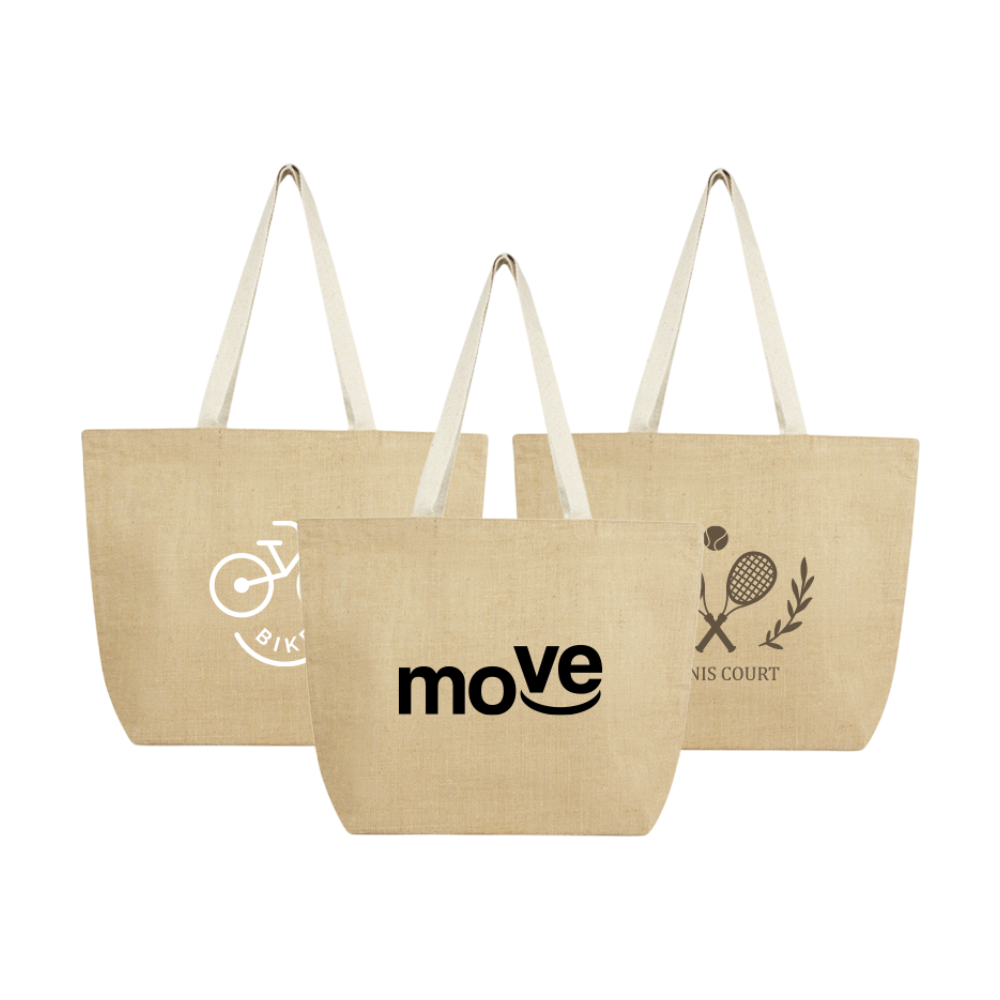 Jute Tote Bag, 300 g/m² [juta300gmjutetotebag12l]