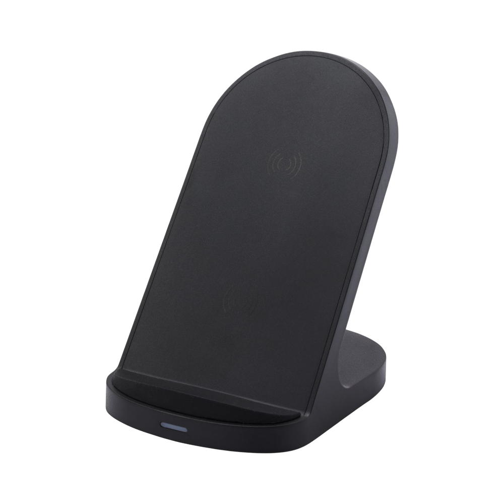 Loop Dual Coil RCS Recycled ABS Wireless Charging Stand [loop15wdualcoilrcsrecycledplasticwirelesschargingstand]