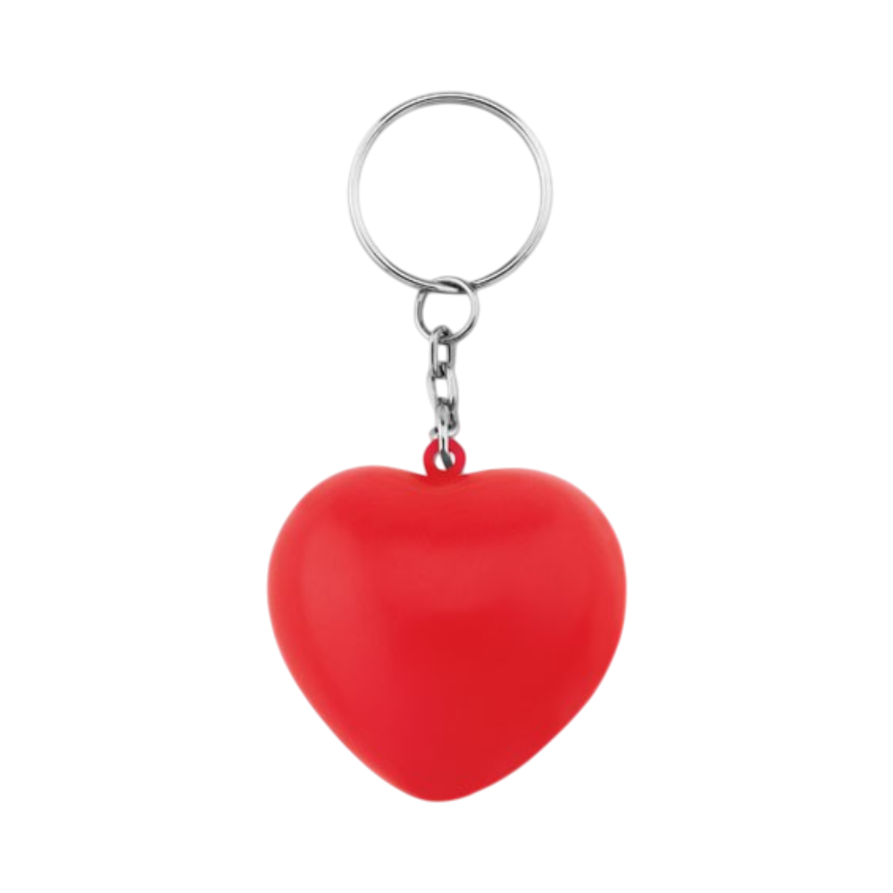 LOVY RING Key Ring with PU Heart