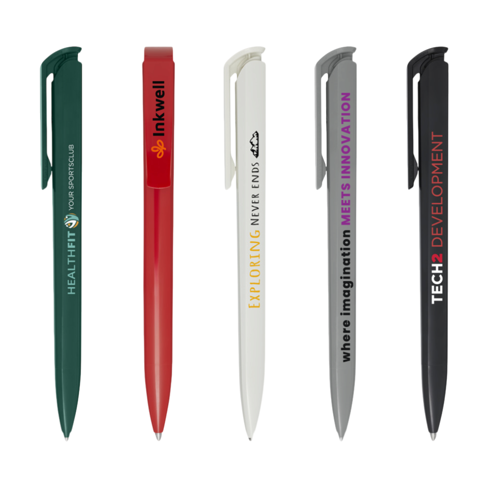Lucia Recycled Plastic Ballpoint Pen [luciarecycledplasticballpointpen]