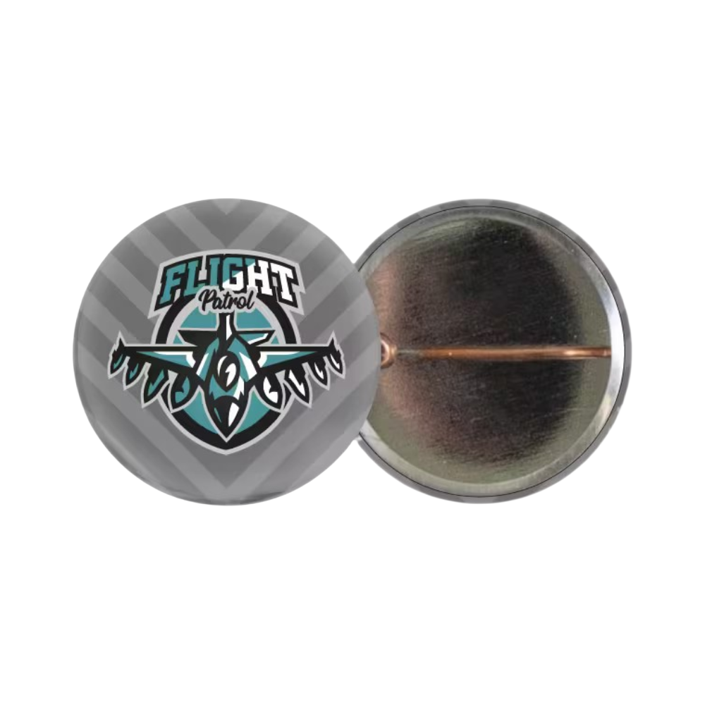 Metal Button with Double Crimped Pin | 31 mm [metalbutton31mmwithdoublecrimpedpin]