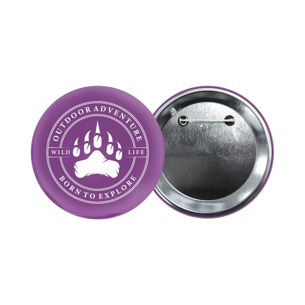 Metal Button with Double Crimped Pin | 75 mm [metalbutton75mmwithdoublecrimpedpin]