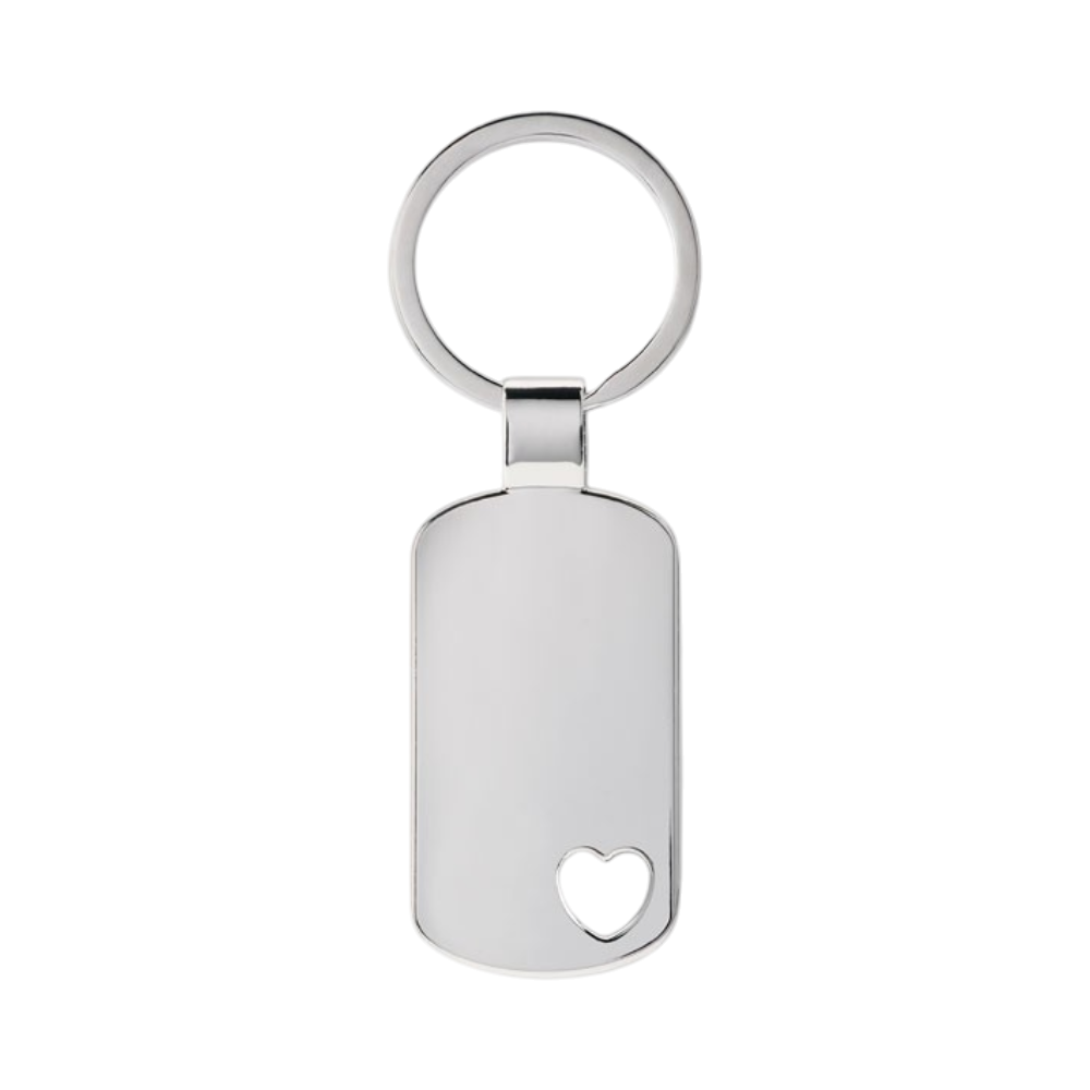 Metal CORAZON Key Ring [corazonkeyringwithheartdetail]