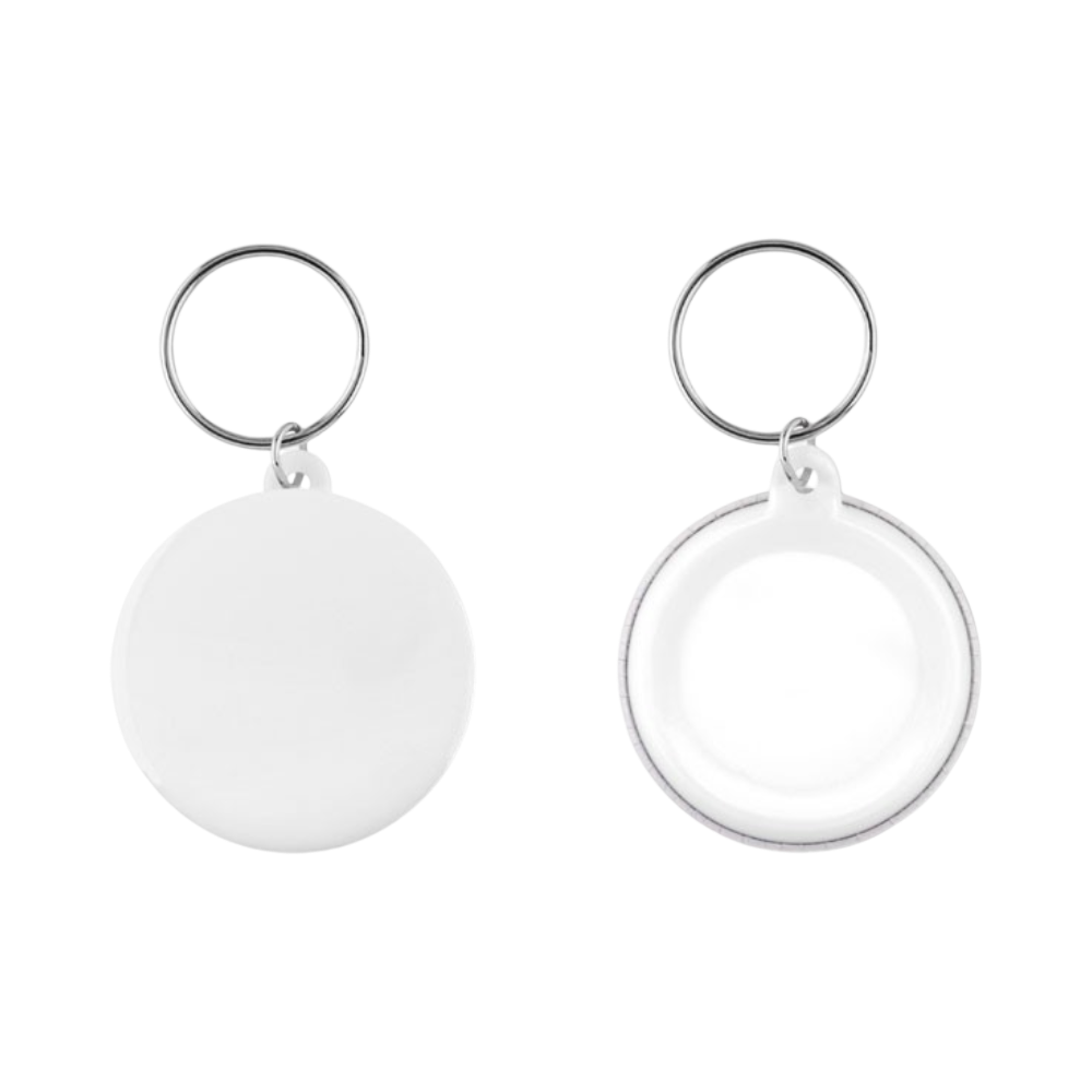 Metal Small Pin Button Key Ring