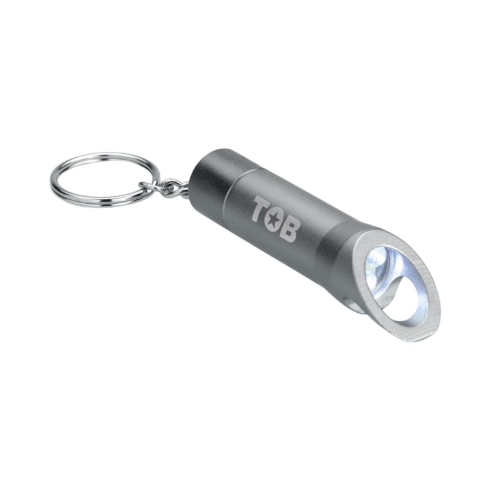 Metal Torch Key Ring