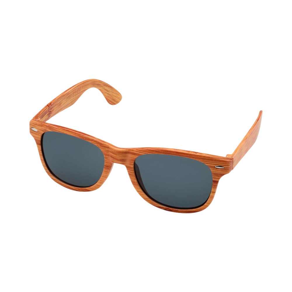 Mira Wood-Look Sunglasses