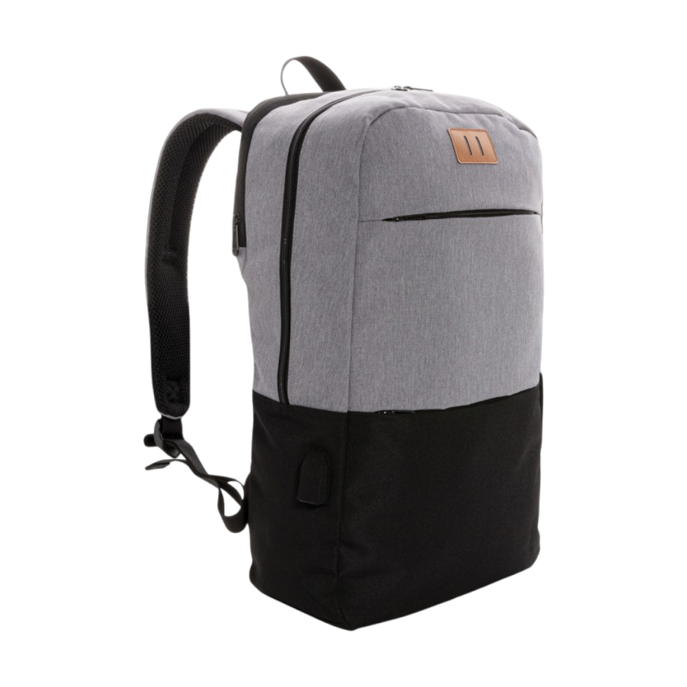Modern USB & RFID Laptop Backpack PVC Free [modern156usbrfidlaptopbackpackpvcfree]