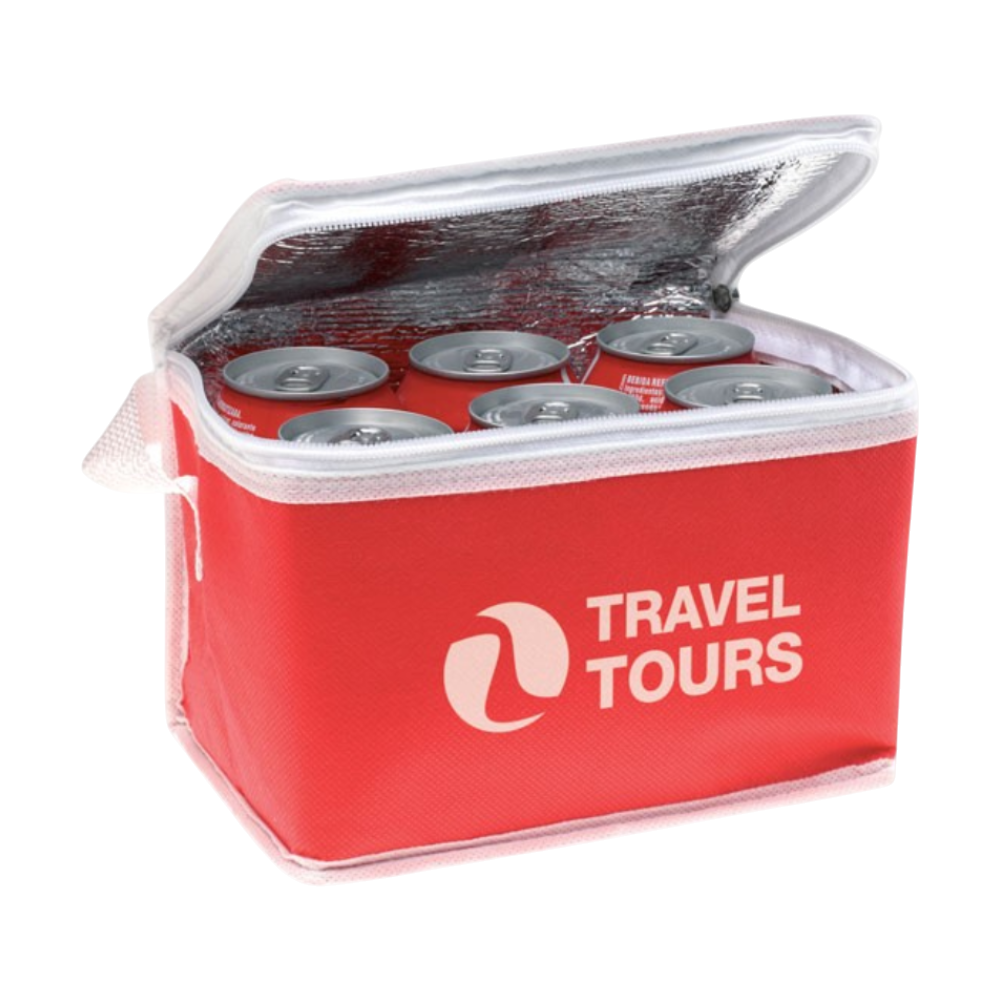 Nonwoven 6 Can Cooler Bag [promocoolnonwoven6cancoolerbag]