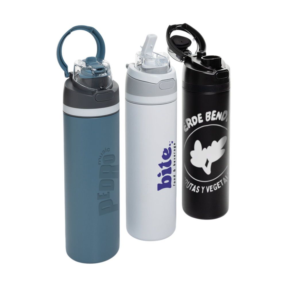 Omni Sip RCS Recycled Steel Lockable Bottle [omnisiprcscertifiedresteellockablebottle700ml]