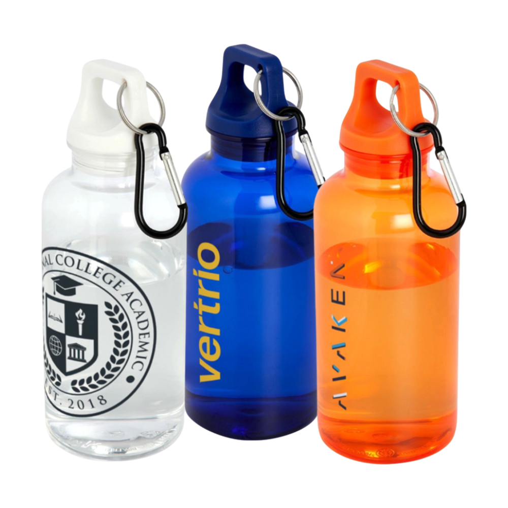 Oregon RCS Recycled Plastic Water bottle with Carabiner 400 ml [oregon400mlrcscrplasticbottlecarabiner]
