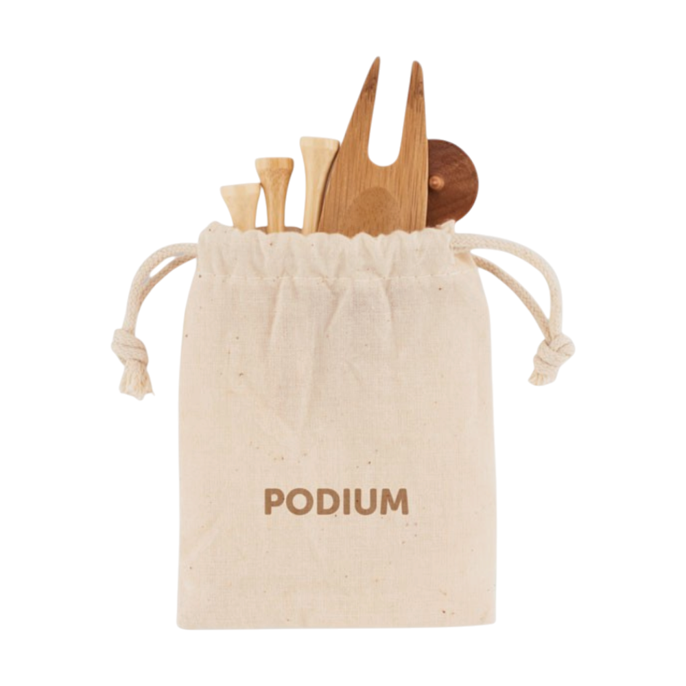 Organic Cotton DORMIE Golf Accessories Set [dormiegolfaccessoriessetinpouch]