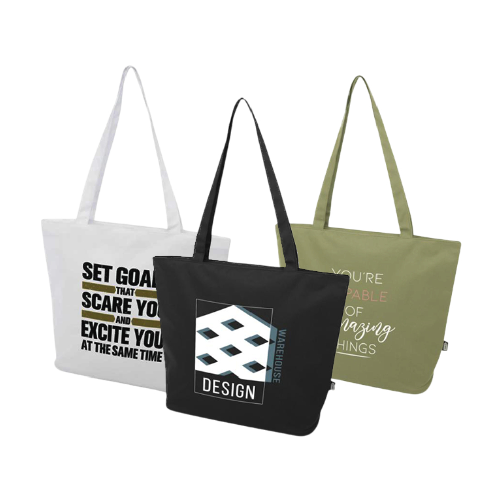 Panama GRS Recycled Zippered Tote Bag [panamagrsrecycledzipperedtotebag]