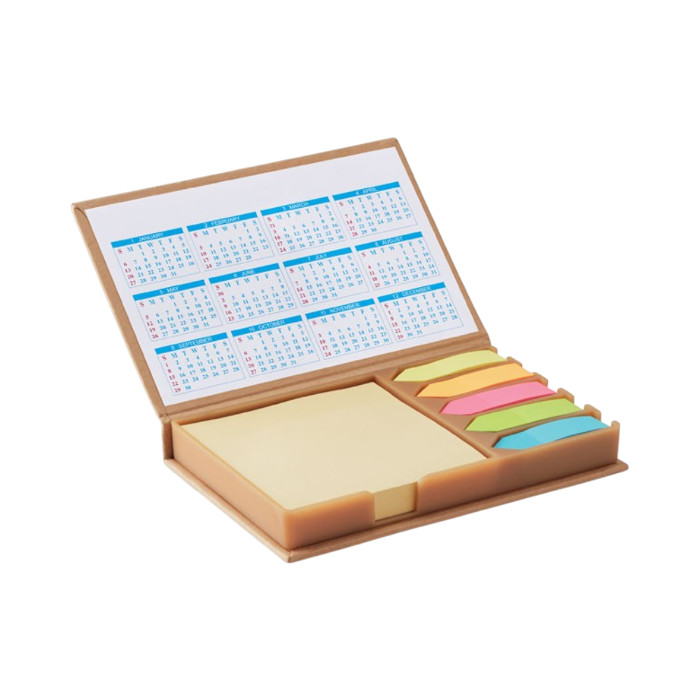 Paper Desk Memo Set with Calendar [memocalendardeskmemosetwithcalendar]
