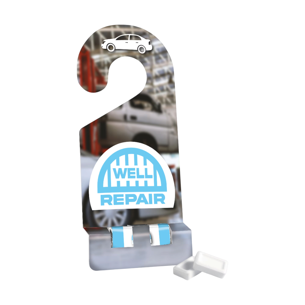 Peppermint Roll Mirror / Door Hanger [mirrordoorhangerwith1rectangularpack]